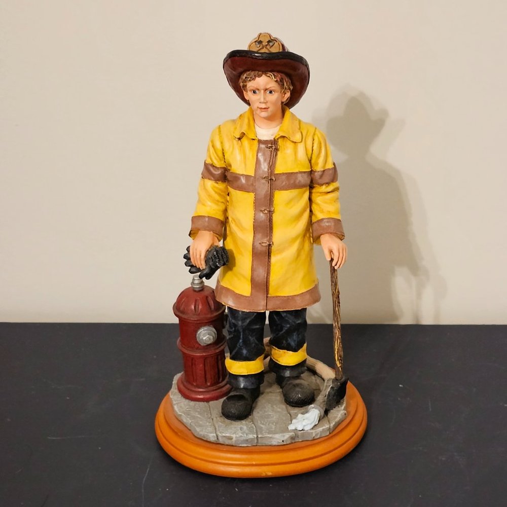 Fireman Statue Figurine #182246 About Face Designs